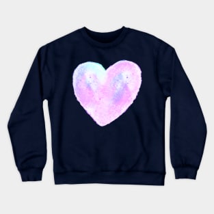 Pastel pink ice heart Crewneck Sweatshirt